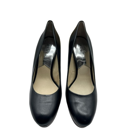 NWT AUTH Michael Kors The Jet Set 6 Black Leather Sabrina Pump - Picture 3 of 9